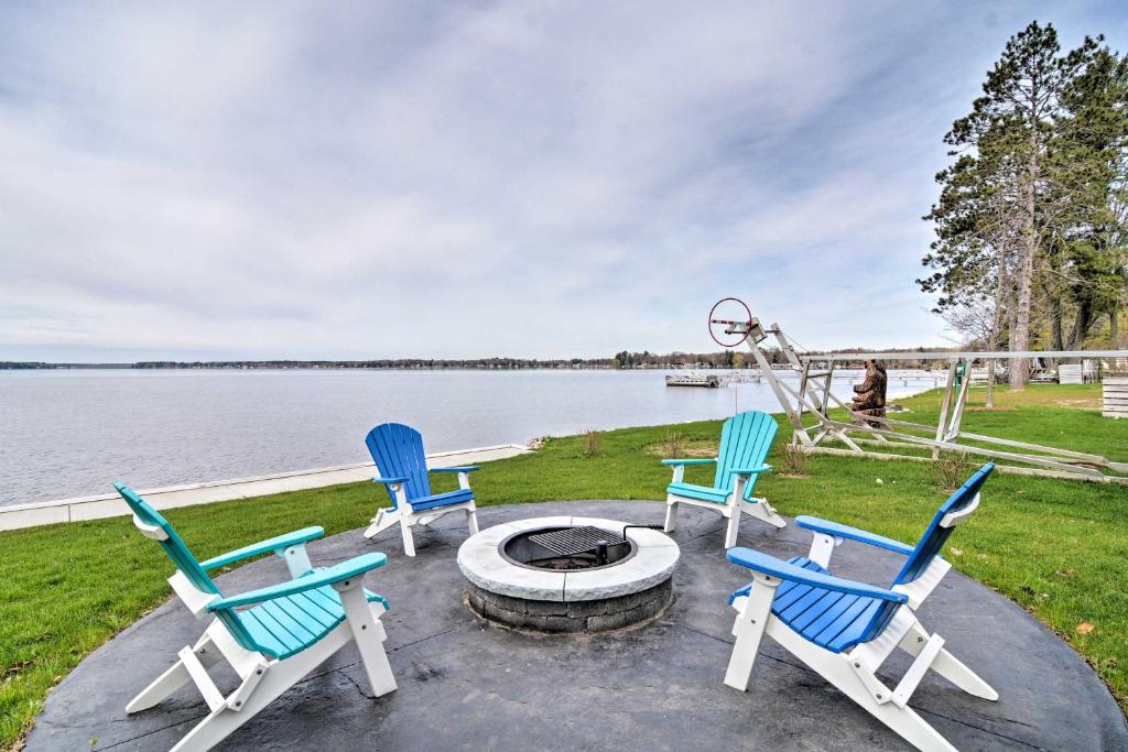 Lakefront Cadillac Home with Dock, Fire Pit and Grill!